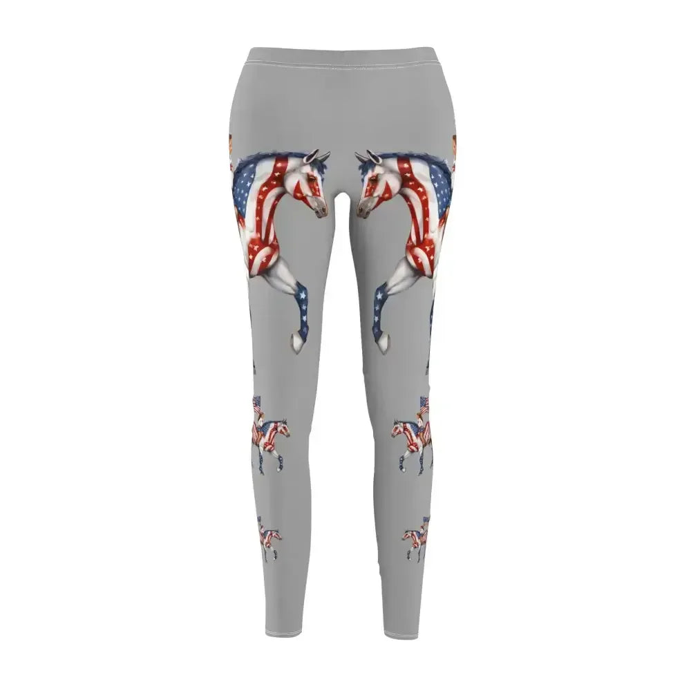 Equestrian Casual Leggings Horse Print Workout Pants Gift for Horse Lovers Activewear Stylish Yoga Leggins Unique