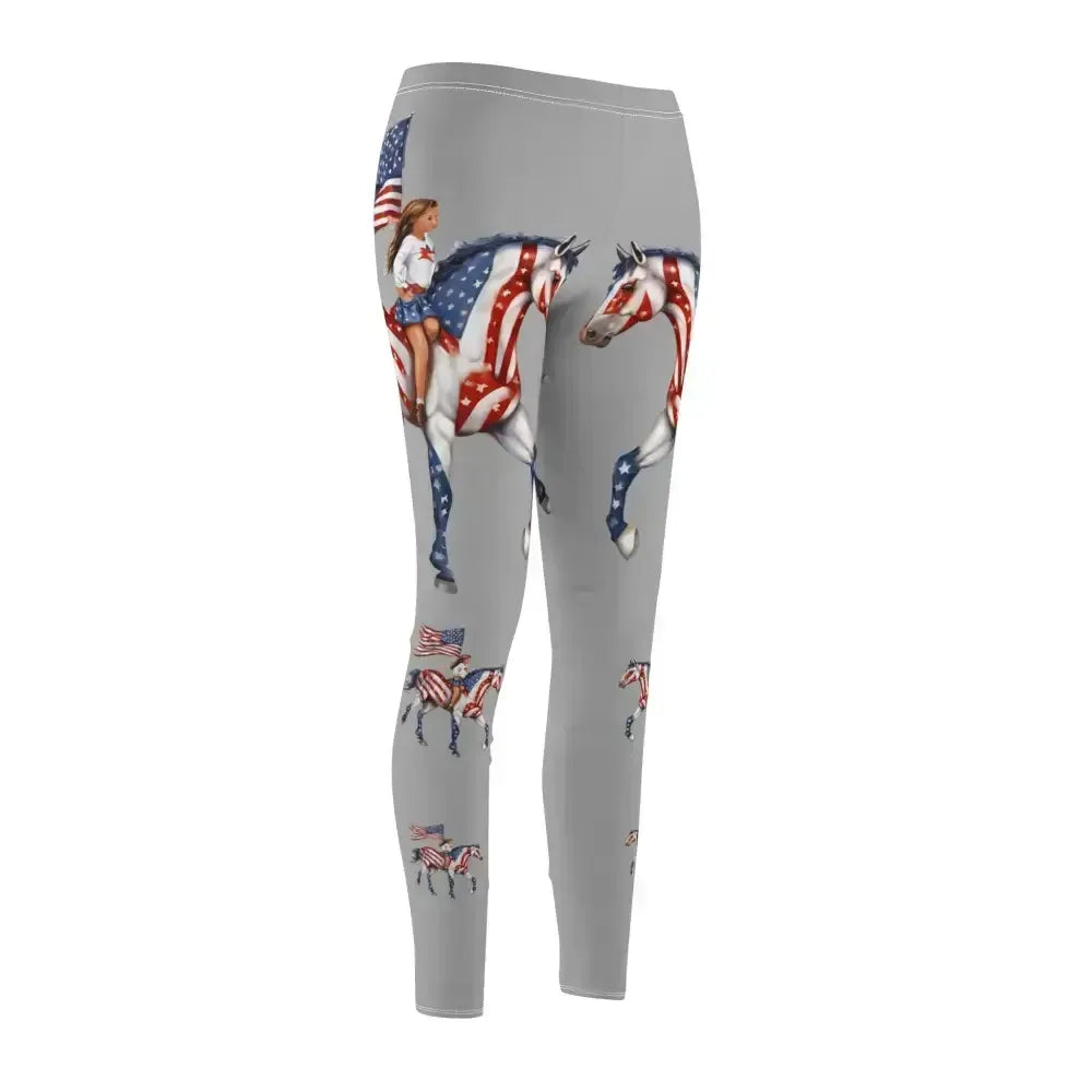Equestrian Casual Leggings Horse Print Workout Pants Gift for Horse Lovers Activewear Stylish Yoga Leggins Unique