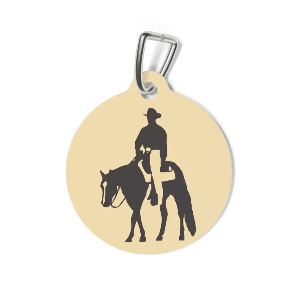 Equestrian Prayer Tack Tag Horse Lover’s Tag Unique Pet Accessory Gift for Animal Lovers Western Theme Tag - 1’’ - Tags