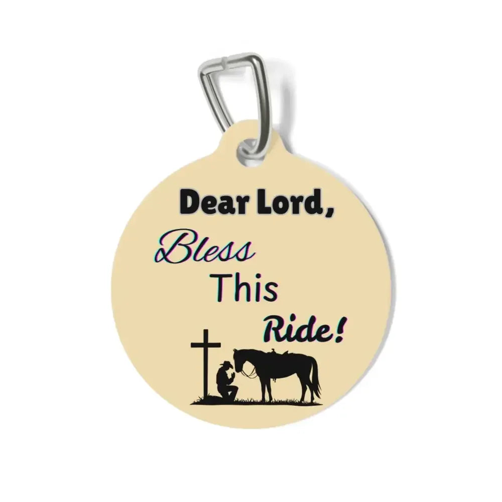 Equestrian Prayer Tack Tag, Horse Lover's Tag, Unique Pet Accessory - The Best New Thing