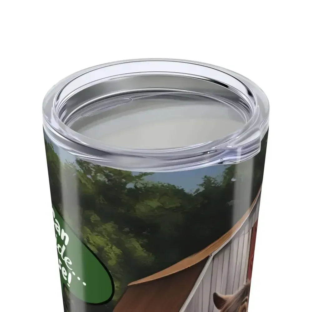 Farm Life Country Coffee Insulated Tumbler, Humorous Travel Mug - The Best New Thing