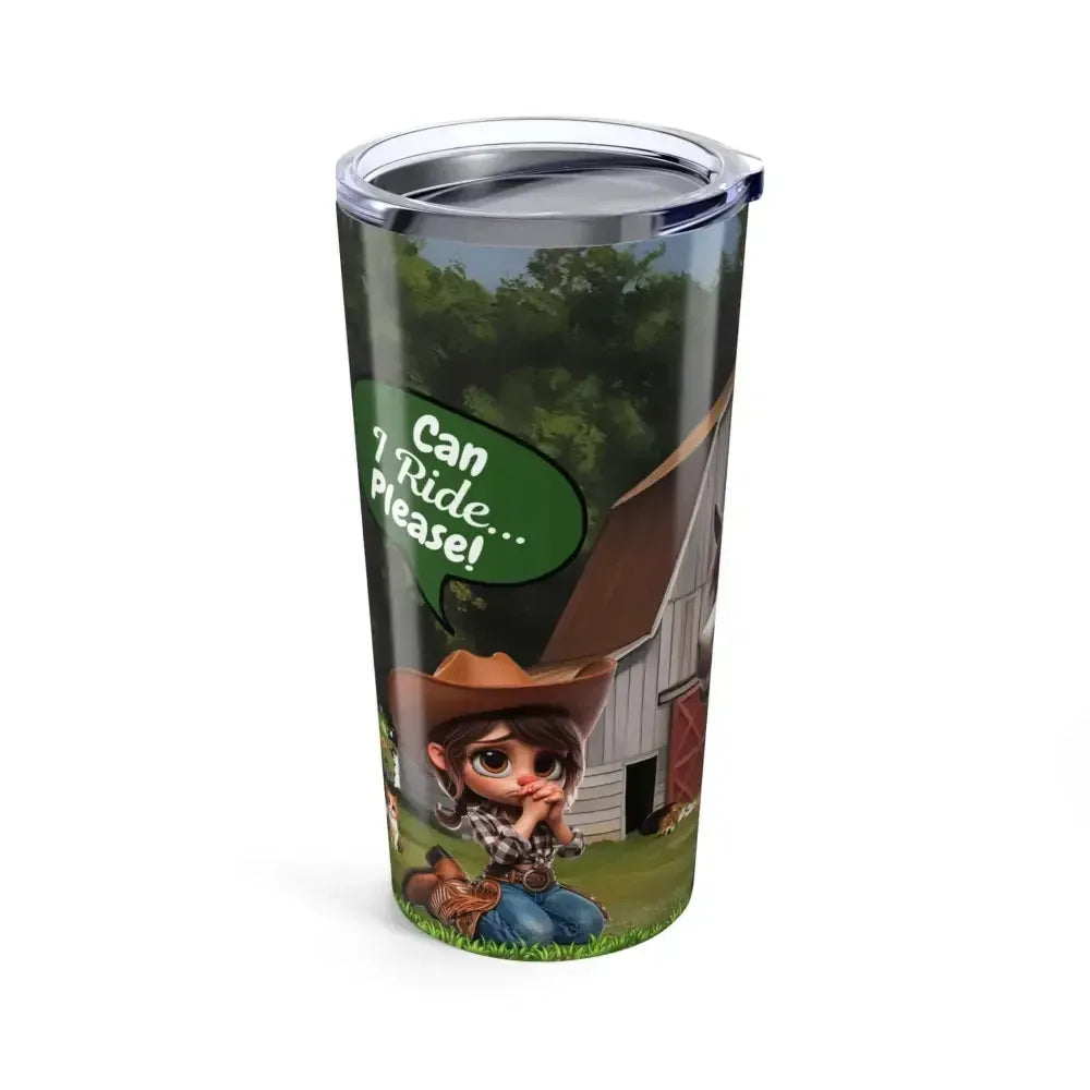 Farm Life Country Coffee Insulated Tumbler, Humorous Travel Mug - The Best New Thing