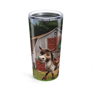 Farm Life Country Coffee Insulated Tumbler – Humorous Travel Mug Farm Gift - 20oz - Tumbler