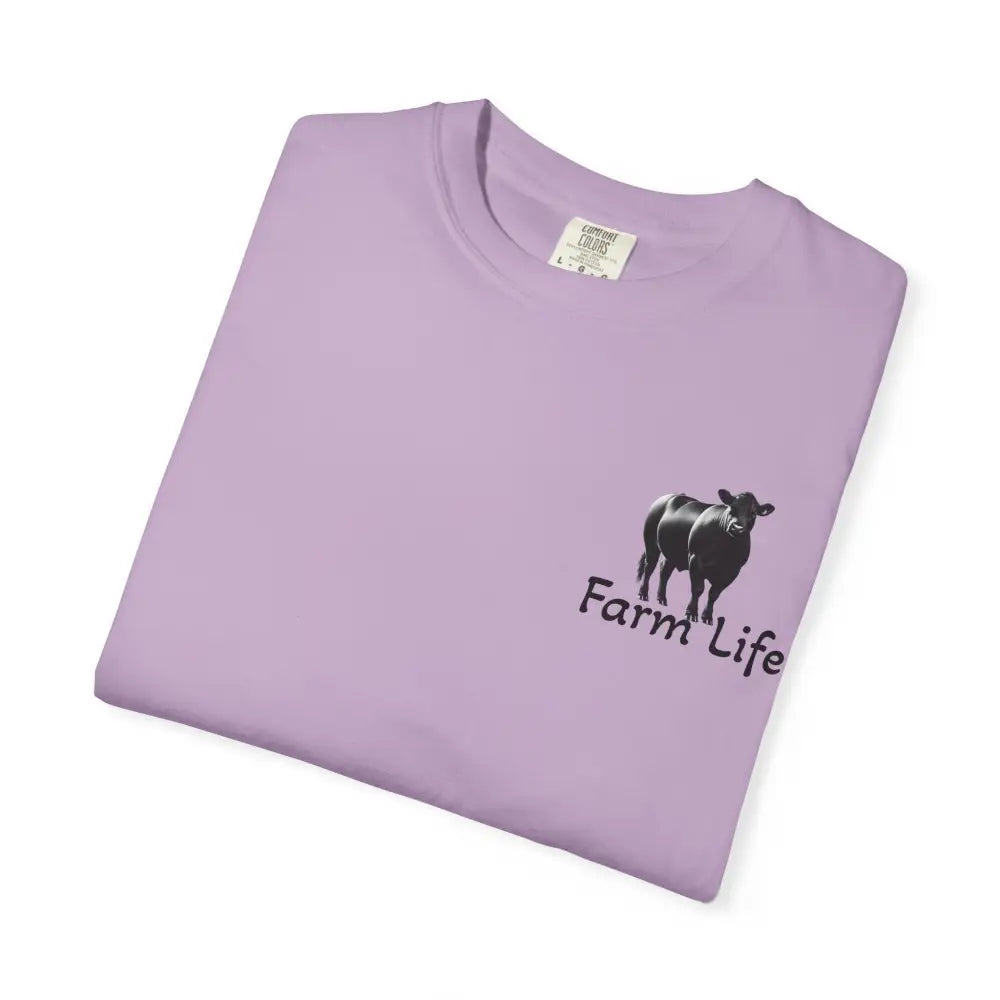 Farm Life T-Shirt Black Angus Farmer Rancher Unisex Shirt Rural Farm Life - T-Shirt