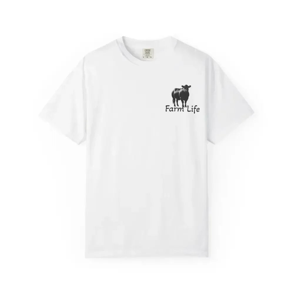 Farm Life T-Shirt, Black Angus Farmer, Rancher, Rural Farm Life - The Best New Thing