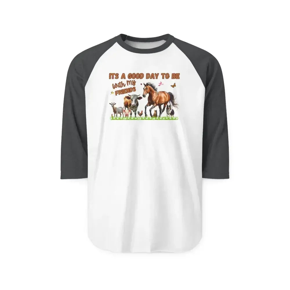 Farm Life Apparel Three-Quarter Sleeve Raglan Shirt, Gifts for Her - The Best New Thing