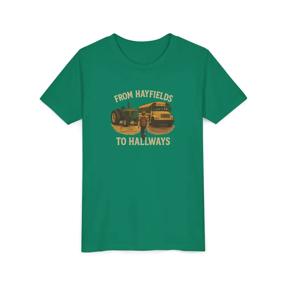 Farm Life Youth Tee Back to School T-Shirt Farm Shirt for Kids Everyday Kids Wear - Kids clothes