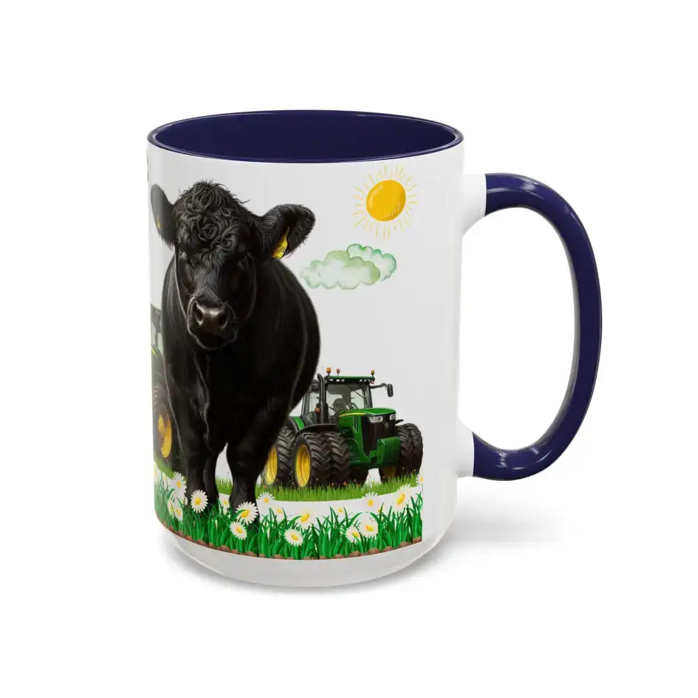 Farmer-Themed Coffee Mug Perfect Gift for Farmers Cute Cow Design Rancher Gift - Mugs