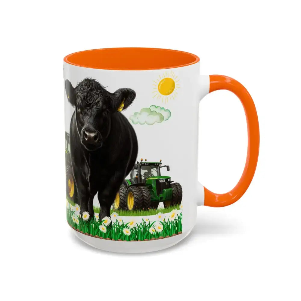 Farmer-Themed Coffee Mug Perfect Gift for Farmers Cute Cow Design Rancher Gift - Mugs