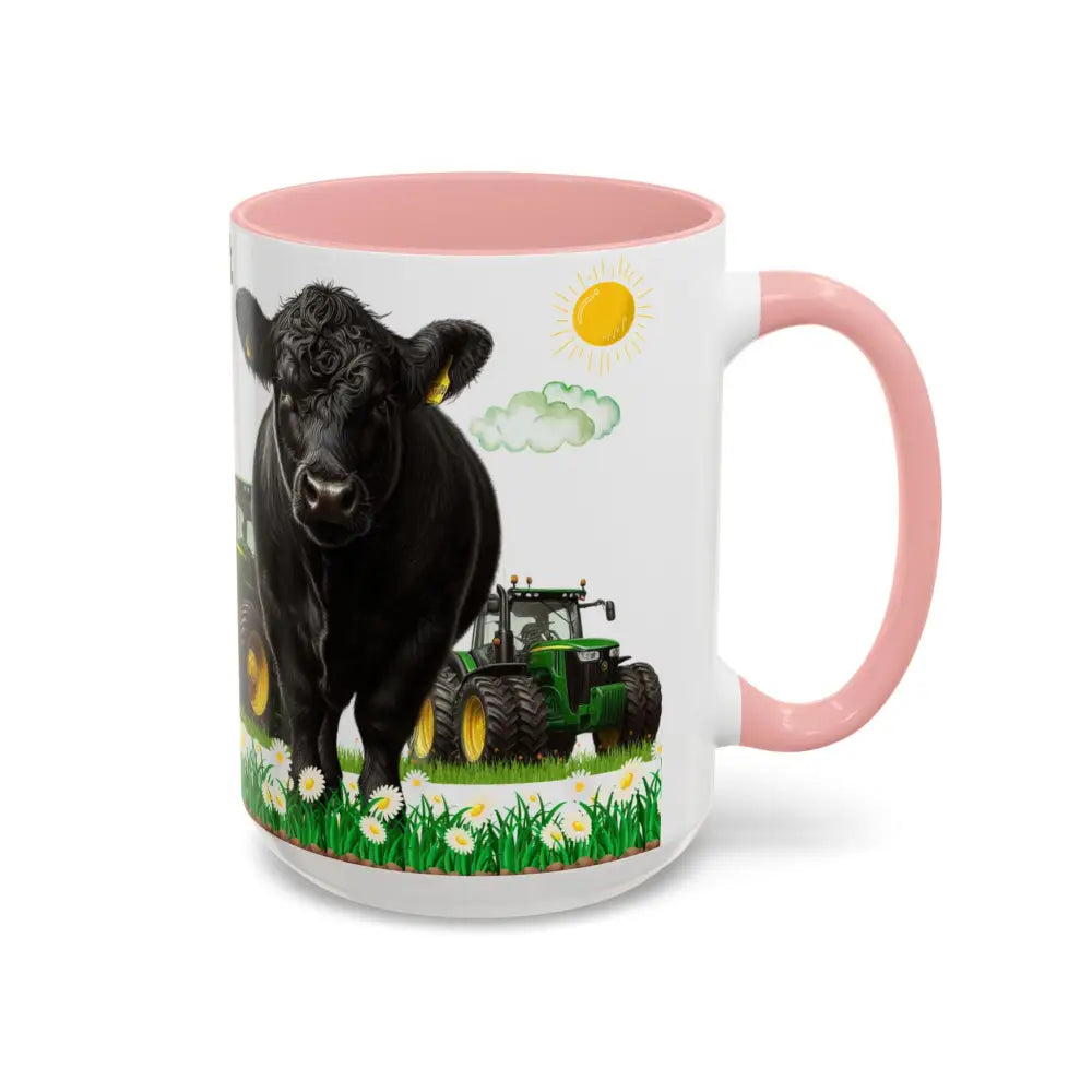 Farmer-Themed Coffee Mug Perfect Gift for Farmers Cute Cow Design Rancher Gift - Mugs