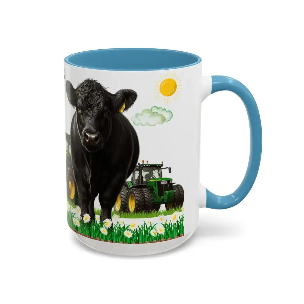 Farmer-Themed Coffee Mug Perfect Gift for Farmers Cute Cow Design Rancher Gift - Mugs