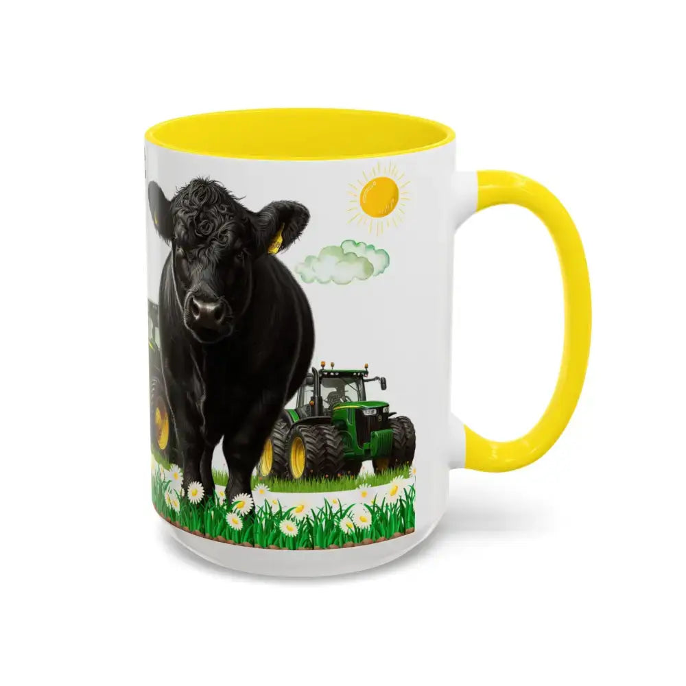 Farmer-Themed Coffee Mug Perfect Gift for Farmers Cute Cow Design Rancher Gift - Mugs