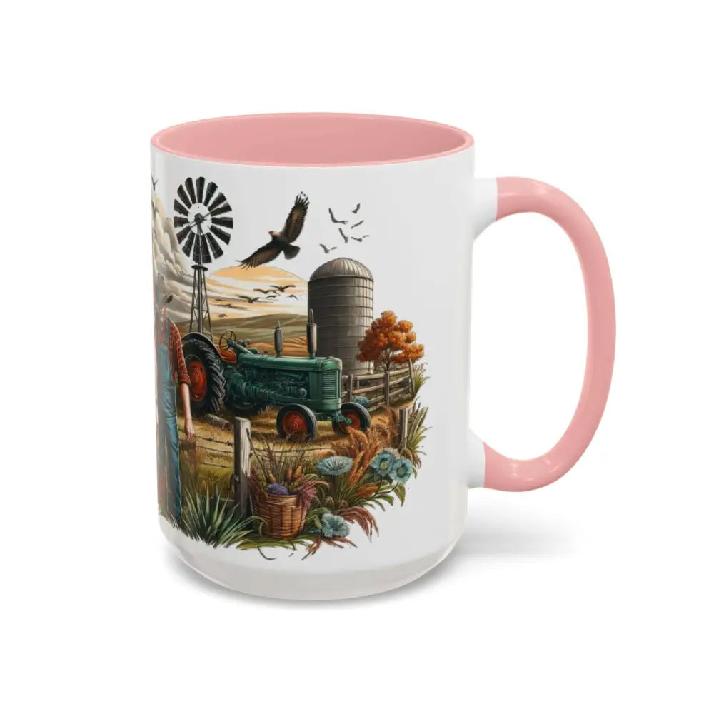 Father’s Day Coffee Mug One of a Kind Dad Country Gifts for Dad Farmer Dad Gifts Ceramic Gift Mug - Mugs