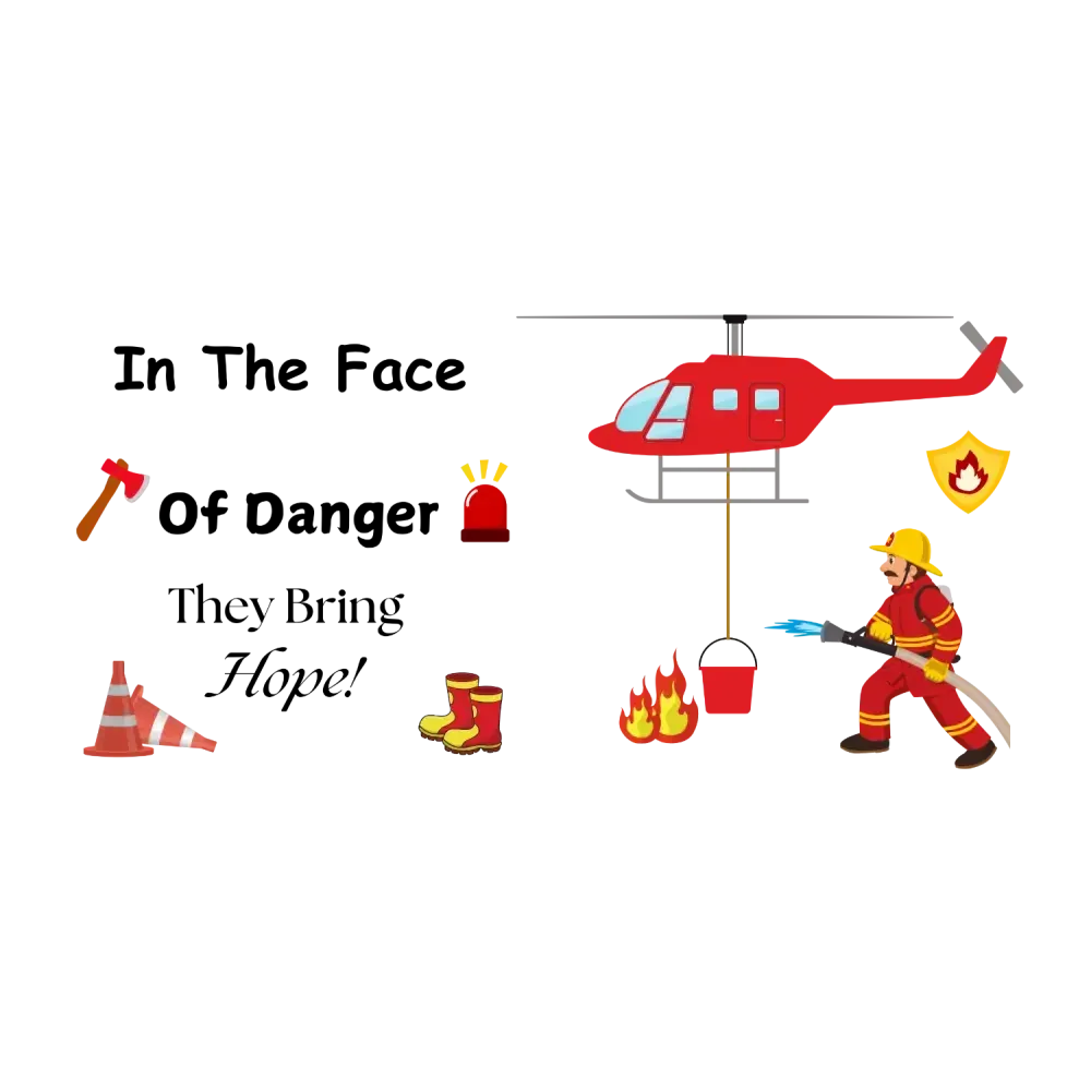 Fire Fighter Hero, In the Face of Danger Coffee Mug, 15oz - The Best New Thing