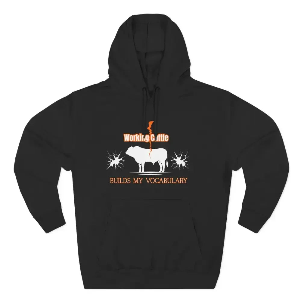 Fleece Farm Hoodie - Cattle Rancher Apparel, Christmas Gifts for Men - The Best New Thing