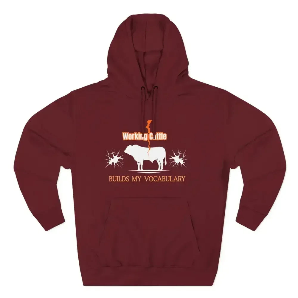 Fleece Farm Hoodie - Cattle Rancher Apparel, Christmas Gifts for Men - The Best New Thing