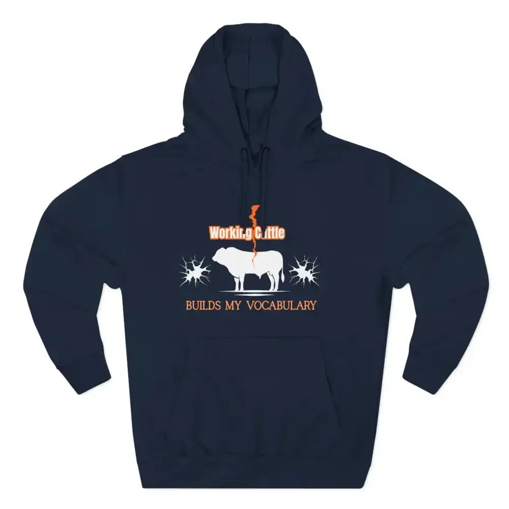 Fleece Farm Hoodie - Cattle Rancher Apparel, Christmas Gifts for Men - The Best New Thing