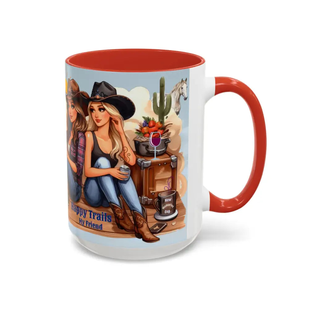 Customizable Friendship Coffee Mug - Cowgirl Friendship Gifts Western Gift Ideas - Mugs