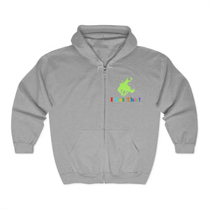 Full Zip Hooded Sweatshirt Zip Hoodie Soft Fleece Hoodie I Got This Hoodie Bucking Bronc Jacket - Sport Grey / S