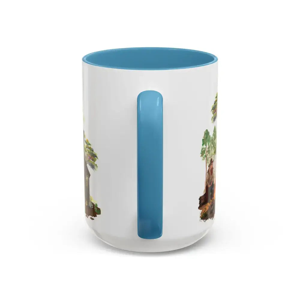 Fundraiser Coffee Mug - Larkin Coffer Annual Trail Ride Fundraiser 15 oz Custom Horse Lover Cups - Mug