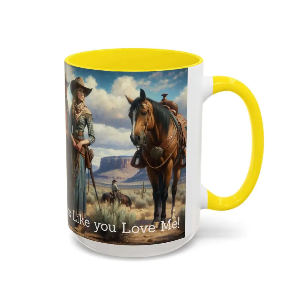 Good Cup of Country Coffee Mug Looks Like You Love Me Western Coffee Cup 15oz Cowgirl Coffee Mugs - Mugs
