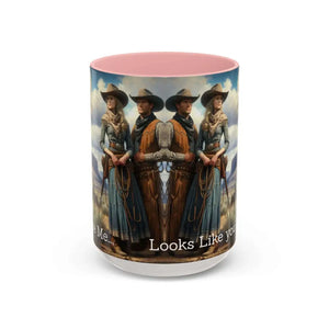 Good Cup of Country Coffee Mug Looks Like You Love Me Western Coffee Cup 15oz Cowgirl Coffee Mugs - 15oz / Pink - Mugs