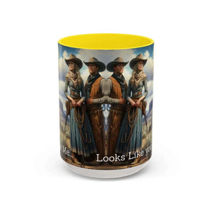 Good Cup of Country Coffee Mug Looks Like You Love Me Western Coffee Cup 15oz Cowgirl Coffee Mugs - 15oz / Yellow - Mugs