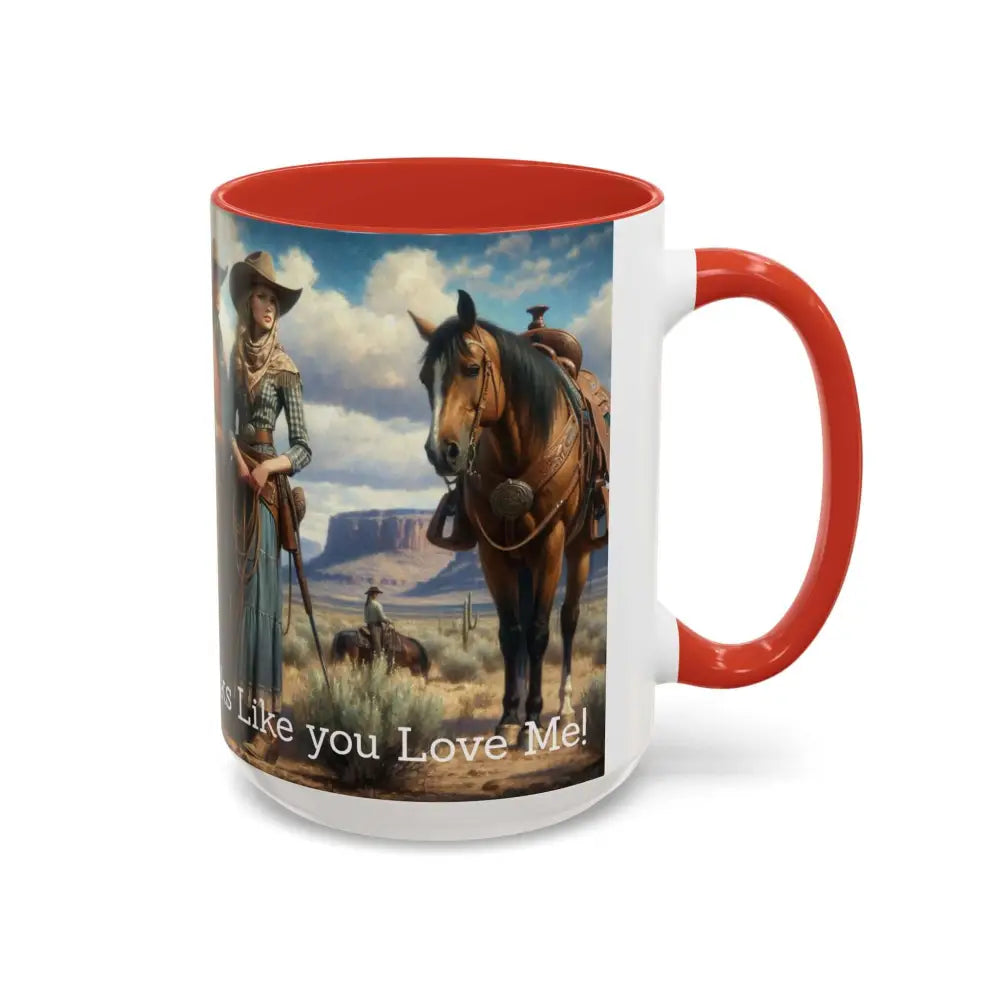 Good Cup of Country Coffee Mug Looks Like You Love Me Western Coffee Cup 15oz Cowgirl Coffee Mugs - Mugs