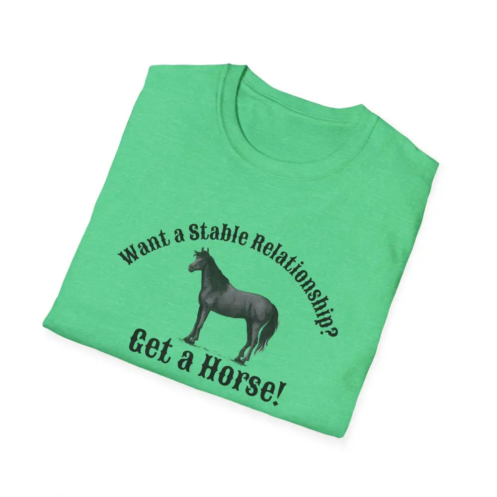 Horse Lover T-Shirt - Funny Quote Tee for Equestrian Enthusiasts Gift for Riders Stable Relationship Humor - T-Shirt