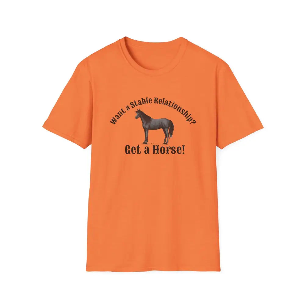Horse Lover T-Shirt - Funny Quote Tee for Equestrian Enthusiasts Gift for Riders Stable Relationship Humor - S