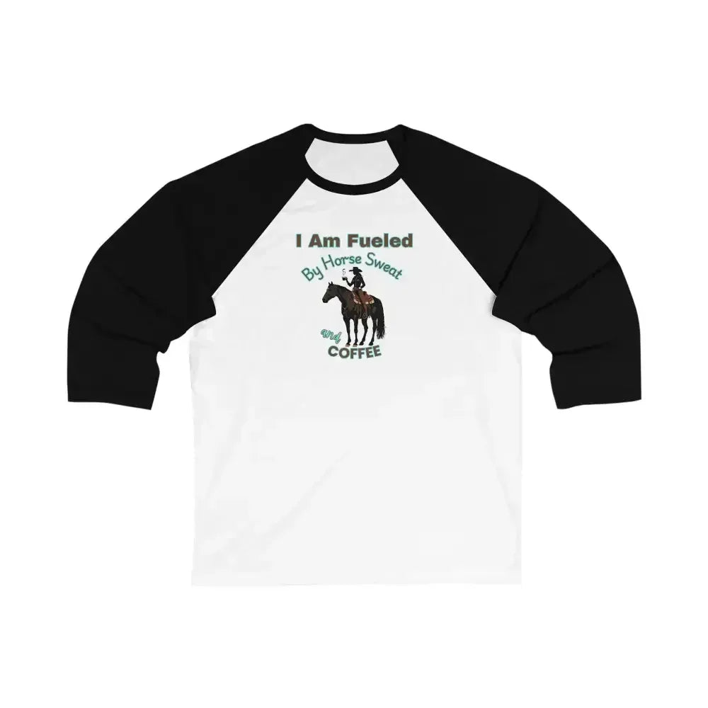 Horse Lover Baseball Tee, Horse and Coffee Lover's Baseball T-shirt - The Best New Thing