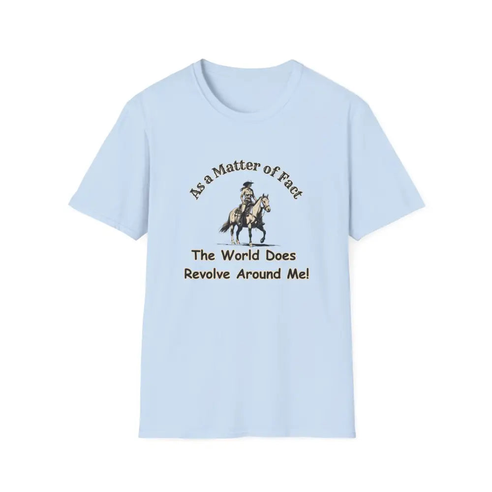 Horse Lovers T-Shirt Western Tees for Women Equestrian Shirts - Light Blue / S - T-Shirt
