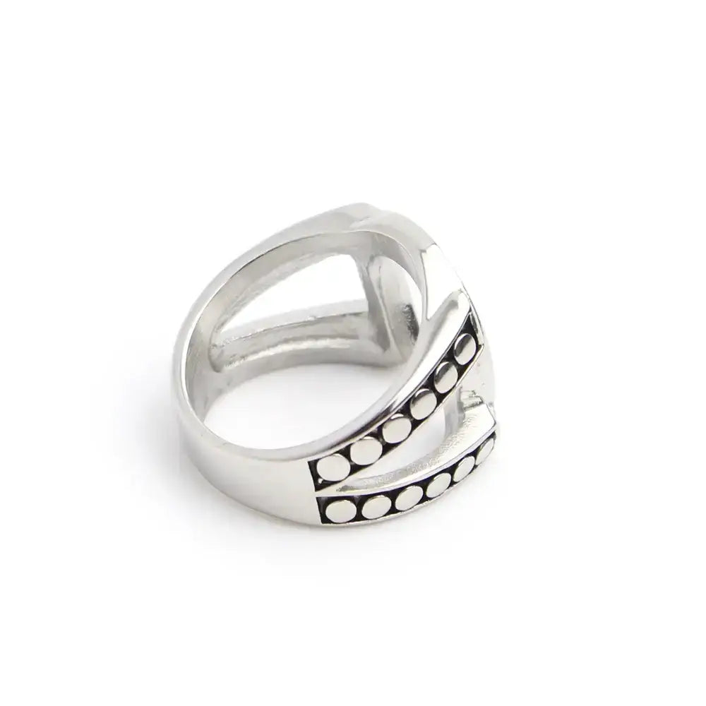 Horseshoe 316L Stainless Steel Ring for Men or Women Horse Lover Western Jewelry - Jewelry