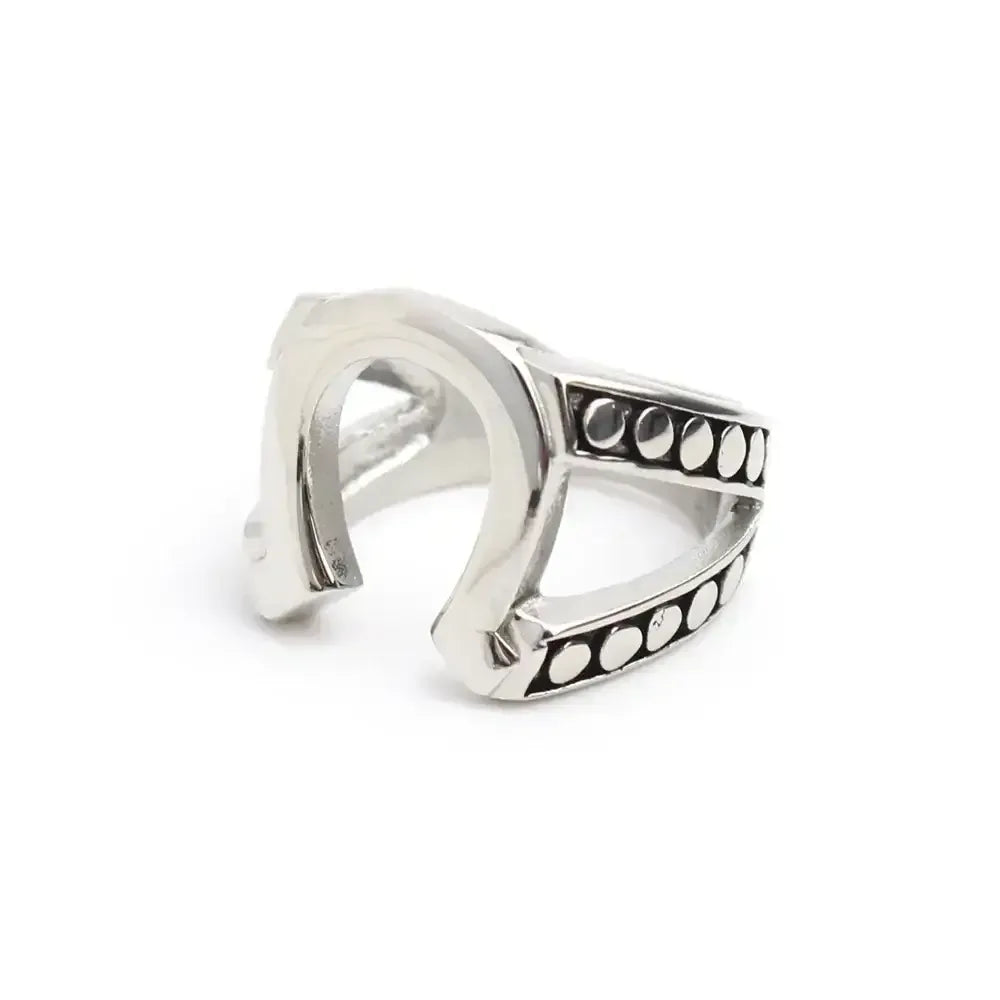Horseshoe Stainless Steel Ring for Men, Western Jewelry - The Best New Thing