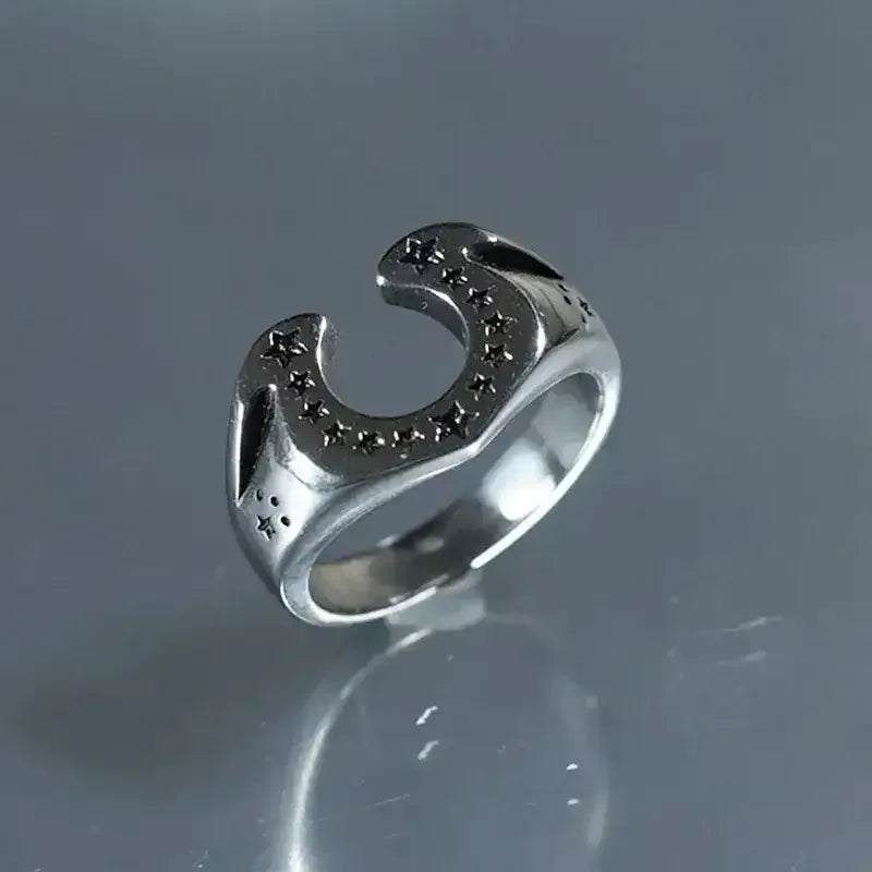 Horseshoe U-shaped Ring, Stainless Steel Horse Lover Jewelry Gifts - The Best New Thing