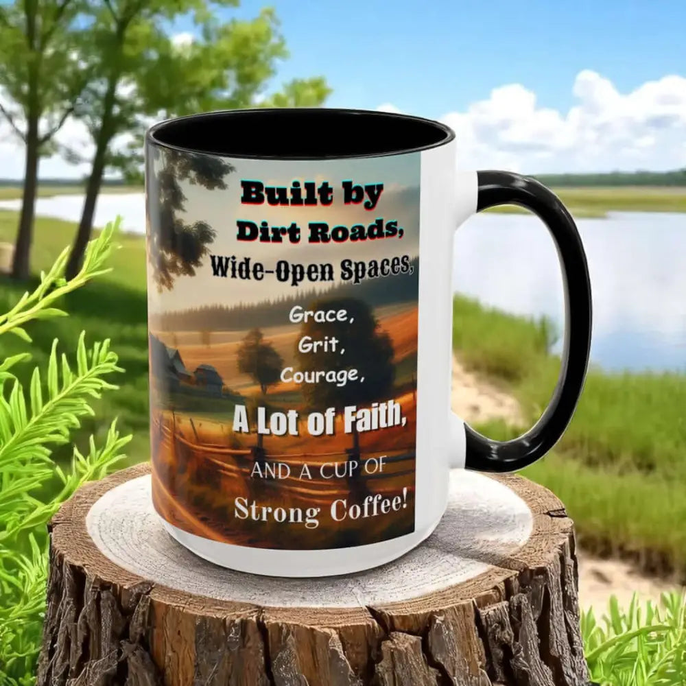 Inspirational Faith Coffee Mug Motivational Mug Country Coffee Mugs Inspirational Gift Idea 15ozs - Mugs