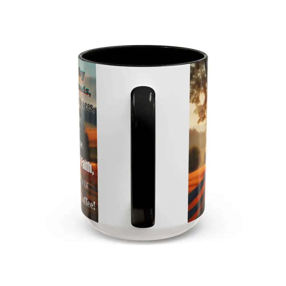 Inspirational Faith Coffee Mug Motivational Mug Country Coffee Mugs Inspirational Gift Idea 15ozs - Mugs