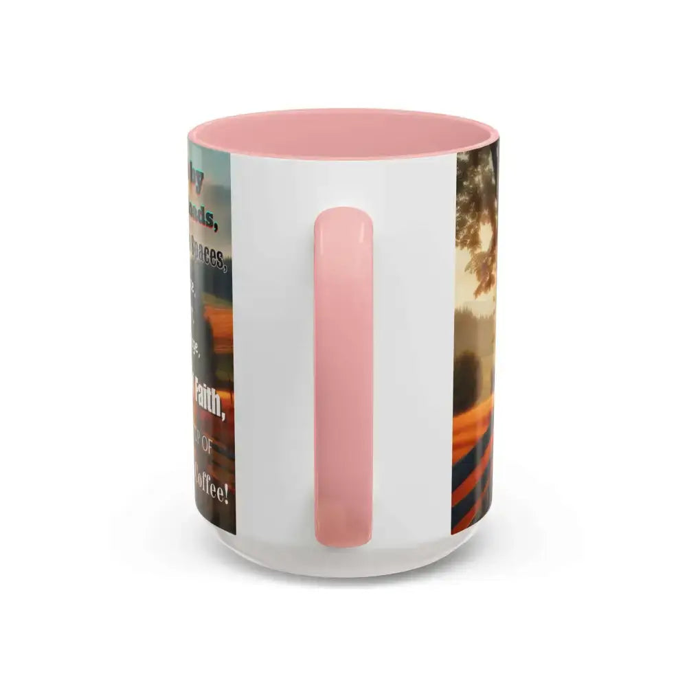 Inspirational Faith Coffee Mug Motivational Mug Country Coffee Mugs Inspirational Gift Idea 15ozs - Mugs