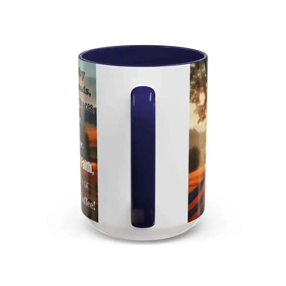 Inspirational Faith Coffee Mug Motivational Mug Country Coffee Mugs Inspirational Gift Idea 15ozs - Mugs