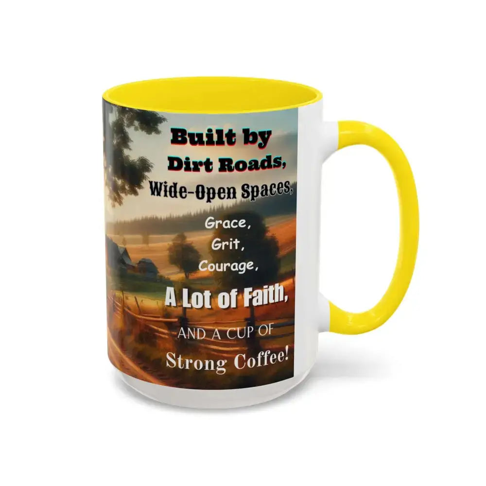 Inspirational Faith Coffee Mug Motivational Mug Country Coffee Mugs Inspirational Gift Idea 15ozs - Mugs