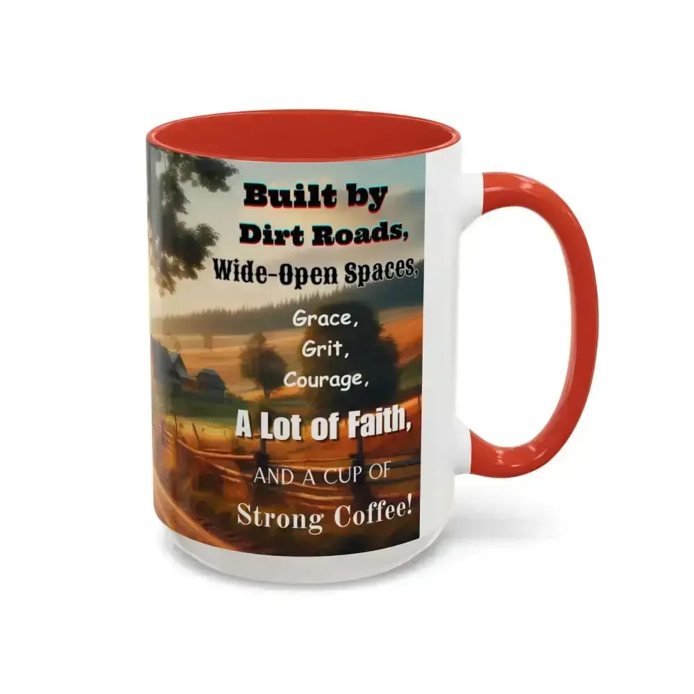 Inspirational Faith Coffee Mug Motivational Mug Country Coffee Mugs Inspirational Gift Idea 15ozs - Mugs