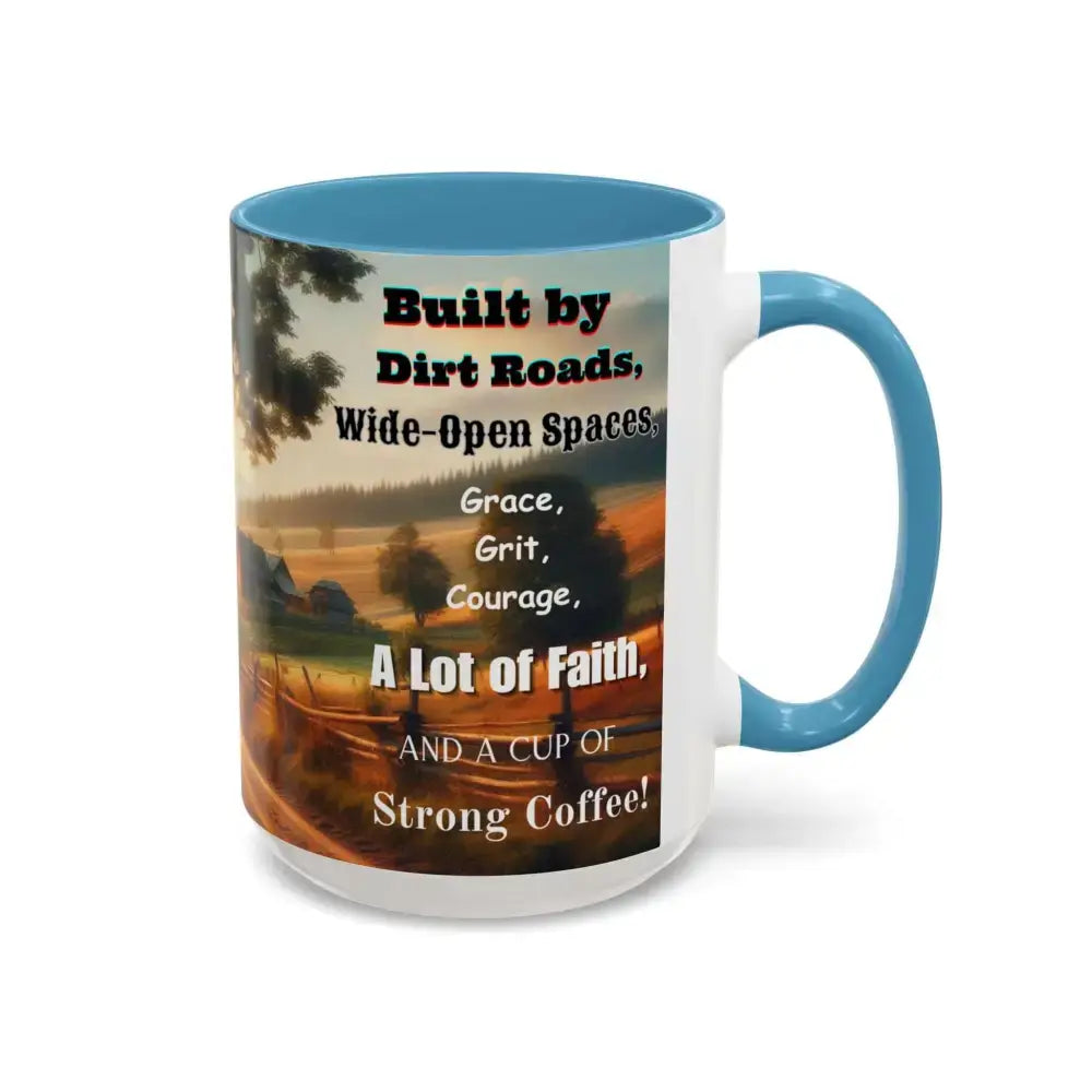 Inspirational Faith Coffee Mug Motivational Mug Country Coffee Mugs Inspirational Gift Idea 15ozs - Mugs