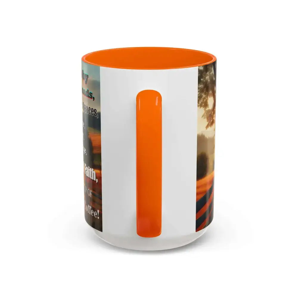 Inspirational Faith Coffee Mug Motivational Mug Country Coffee Mugs Inspirational Gift Idea 15ozs - Mugs