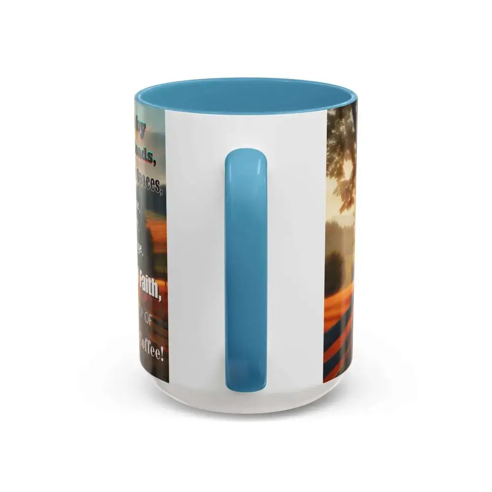 Inspirational Faith Coffee Mug Motivational Mug Country Coffee Mugs Inspirational Gift Idea 15ozs - Mugs
