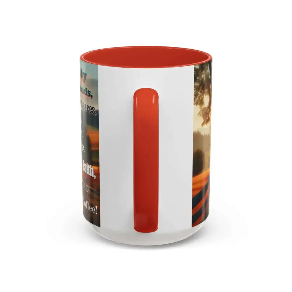 Inspirational Faith Coffee Mug Motivational Mug Country Coffee Mugs Inspirational Gift Idea 15ozs - Mugs