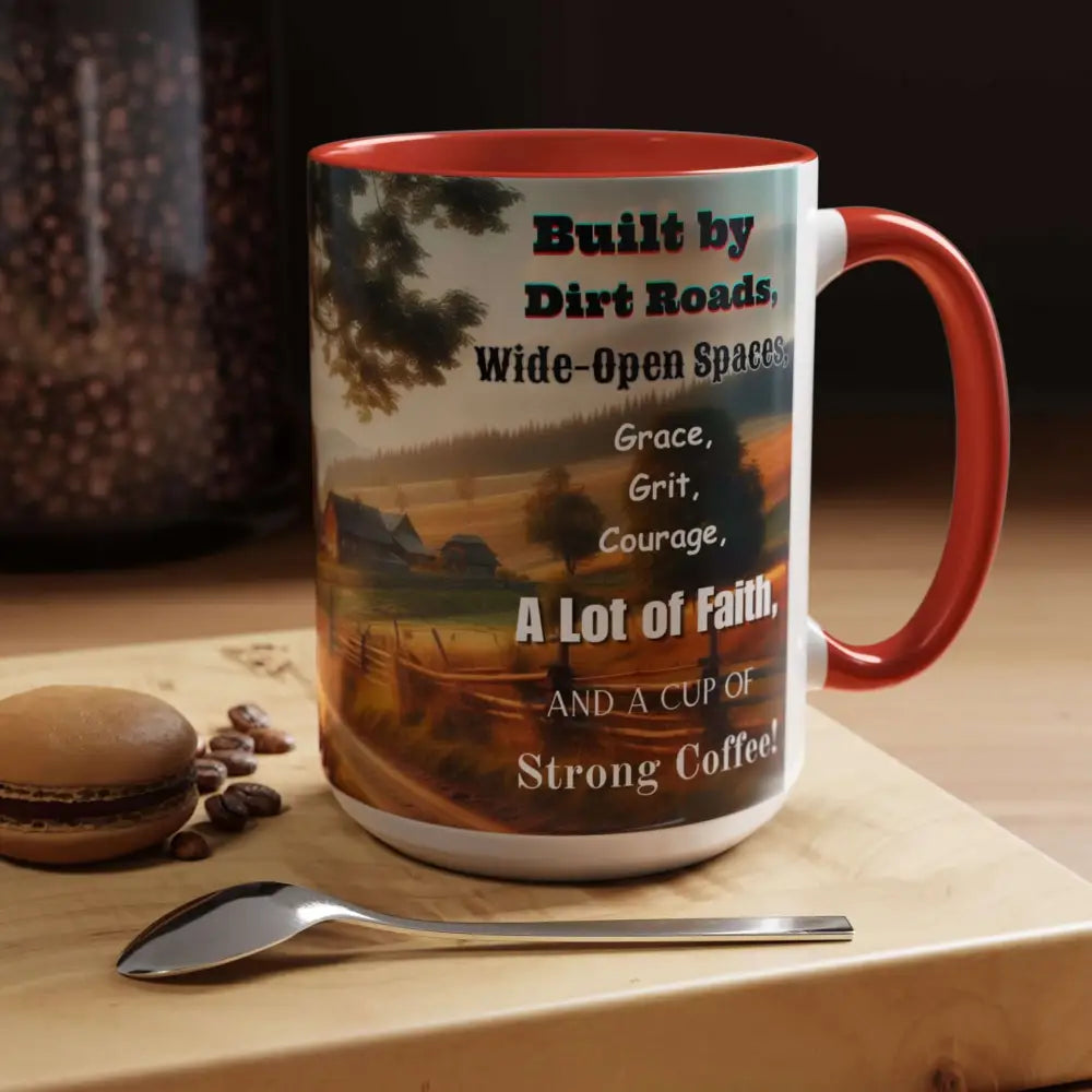 Inspirational Faith Coffee Mug Motivational Mug Country Coffee Mugs Inspirational Gift Idea 15ozs - Mugs