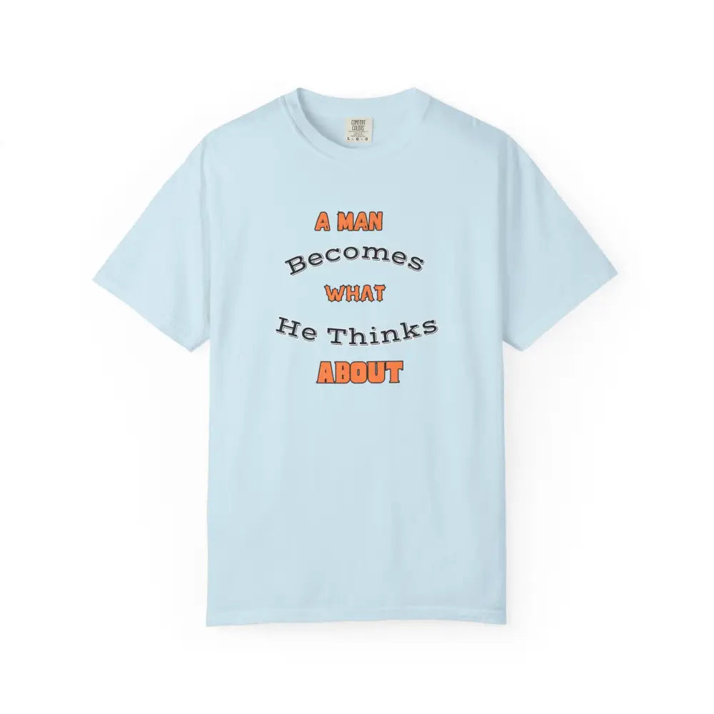 Inspirational Men’s T-Shirt Western Apparel for Men - Chambray / S - T-Shirt