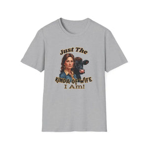 Just The Kinda Of Wife I Am T-Shirt Funny Farm Wife Shirt Gift for Animal Lovers Farmers Wife - Sport Grey / XS