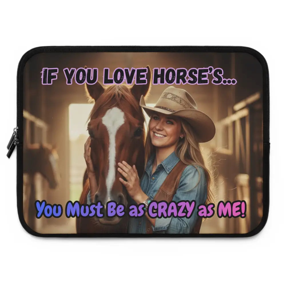 Laptop Sleeve - Horse Lover Gifts Laptop Cover Best Gifts For Her - Black / 15’’ - Laptop Sleeve