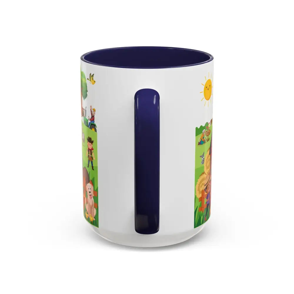 Life is Better on the FARM Mug Cartoon Cup for Kids Love Farming Cup of Joy 15oz - Mug